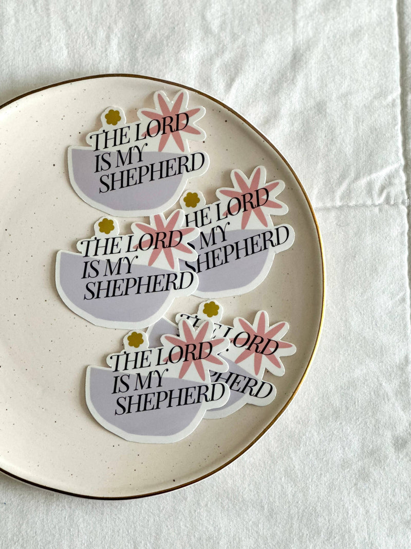 The Lord is My Shepherd Sticker – Psalm 23 - Shepherd Me Shop