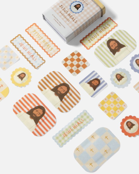 Jesus Heals Bandages – Assorted Fabric Cottage Collection