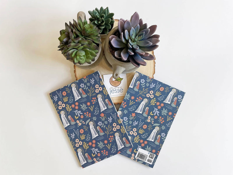Our Lady of Lourdes Catholic Notebook & Prayer Journal - Shepherd Me Shop