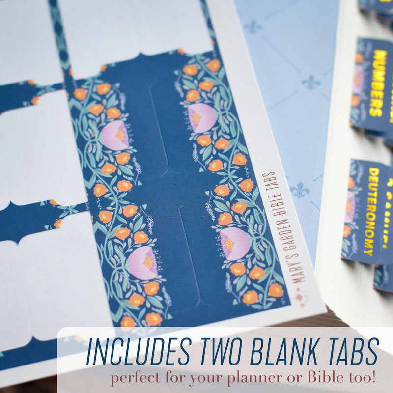Mary’s Garden Catholic Bible Tabs - Shepherd Me Shop