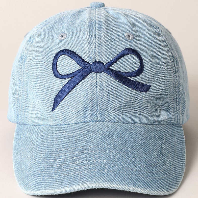 Our Lady, Undoer of Knots Embroidered Baseball Cap – Denim - Shepherd Me Shop