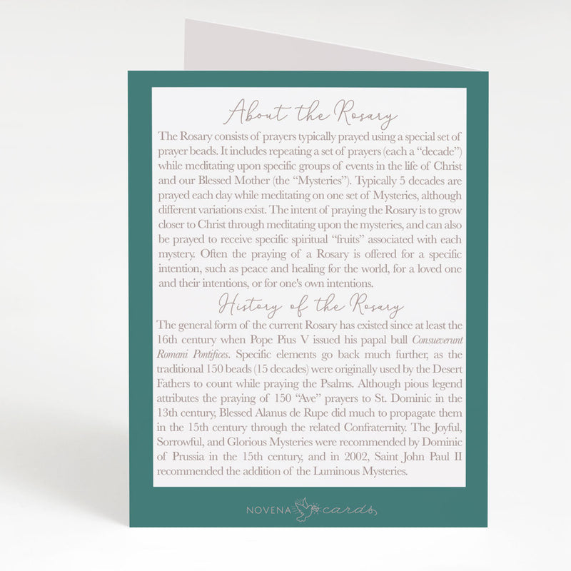 Thank You Rosary Card for Priests