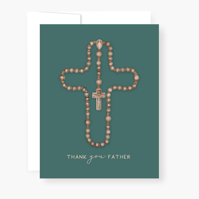 Thank You Rosary Card for Priests