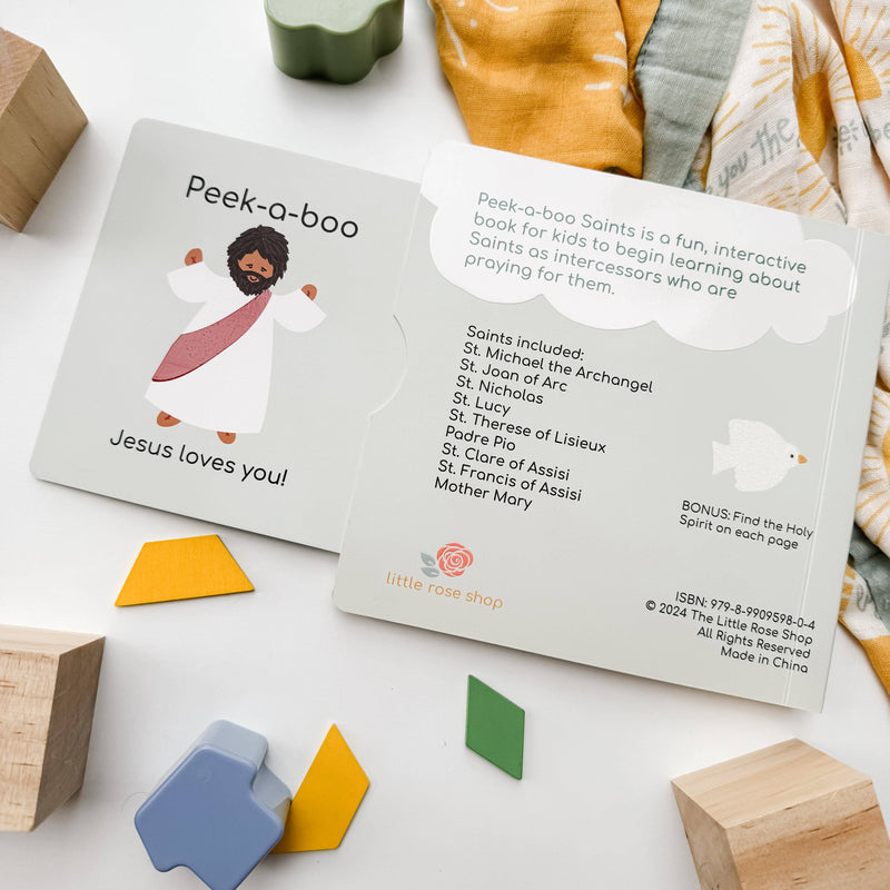 Peek-a-Boo Saints Board Book - Shepherd Me Shop