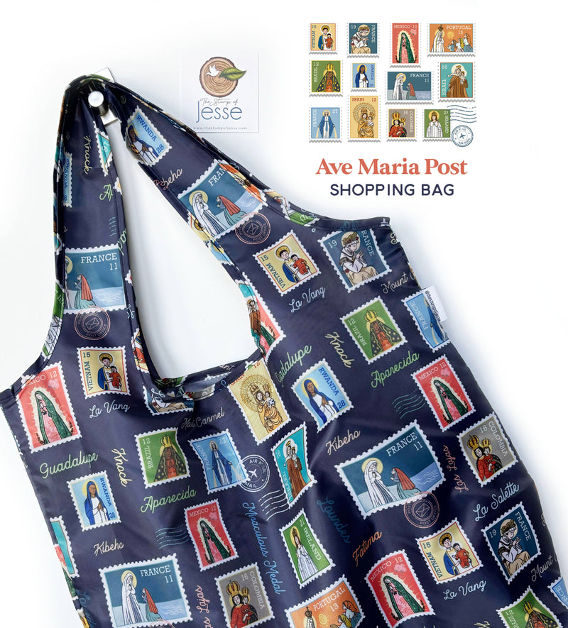 Ave Maria Post Reusable Shopping Bag