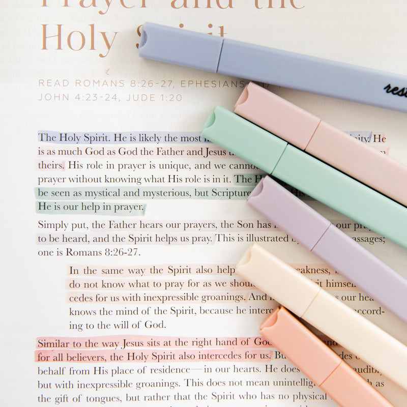 Muted Pastel Bible Highlighters - Shepherd Me Shop