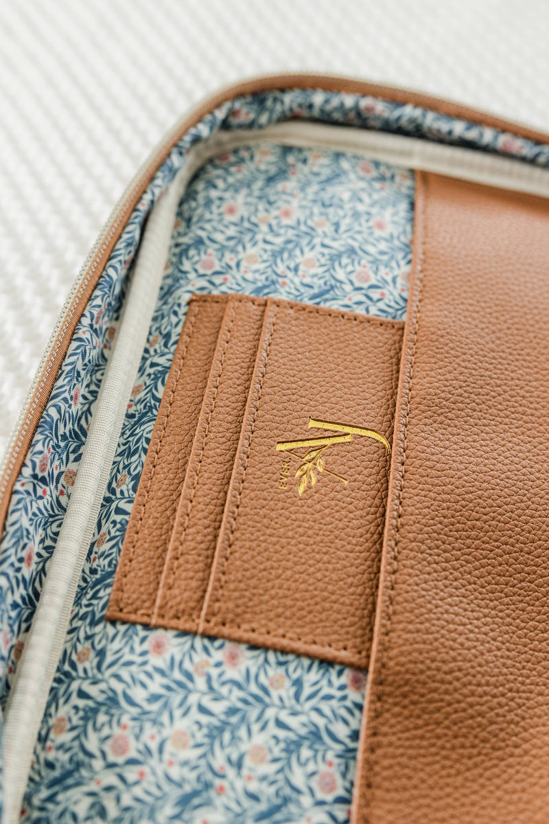 Bible Bag Crossbody: Mocha Bible Cover