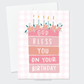 God Bless You On Your Birthday Greeting Card - Shepherd Me Shop