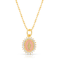 Our Lady of Lourdes Necklace: Pink