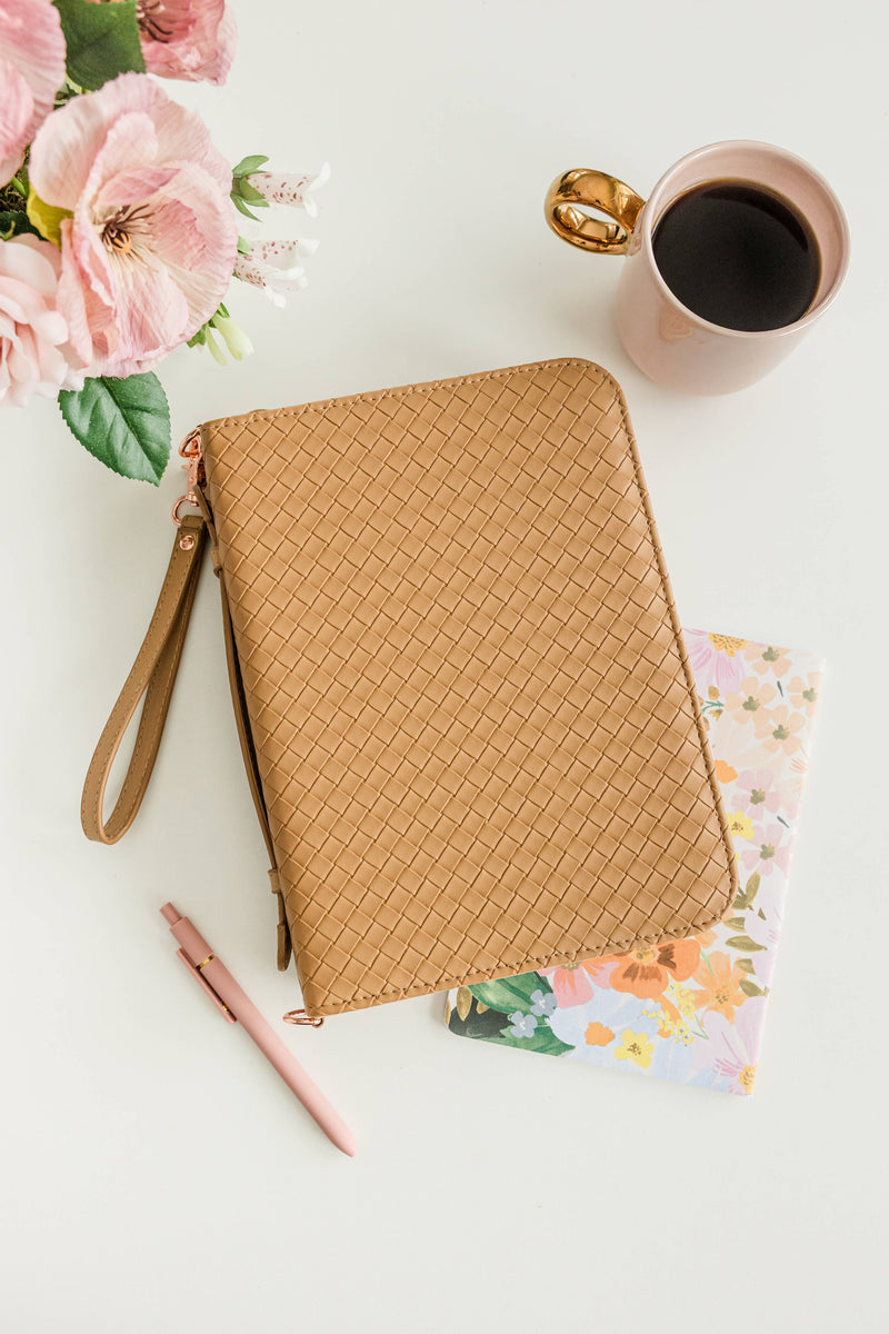 Bible Cover Crossbody: Caramel