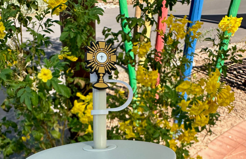 Catholic Straw Toppers: Adoration (2 pack!)