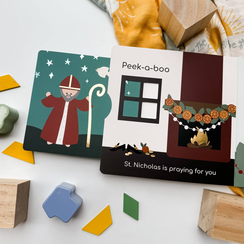 Peek-a-Boo Saints Board Book - Shepherd Me Shop