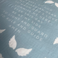 Guardian Angel Baby Swaddle: Blue