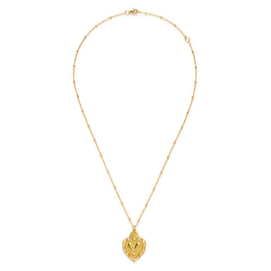 Flame of Love Heart Necklace