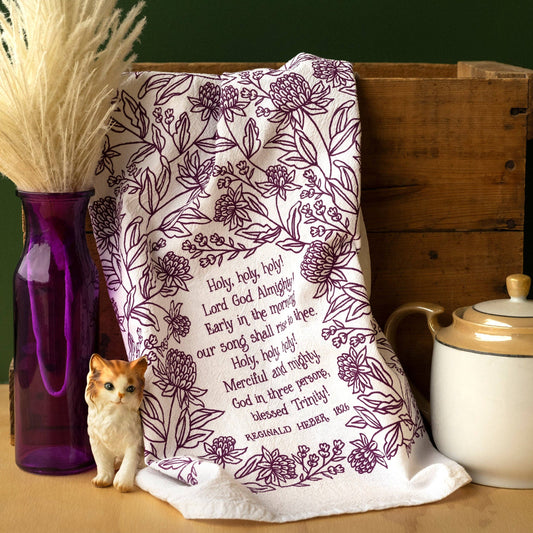 Holy, Holy, Holy! Hymn Tea Towel