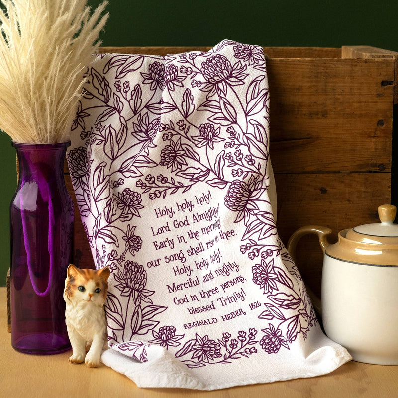 Holy, Holy, Holy! Hymn Tea Towel
