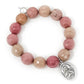 Faceted Rhodochristite Bracelet: Saint Therese