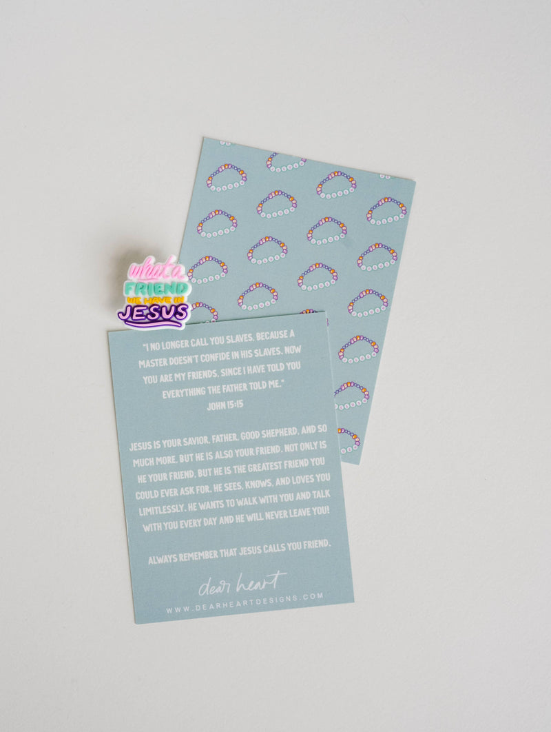 What A Friend We Have In Jesus Shoe Charm - Shepherd Me Shop