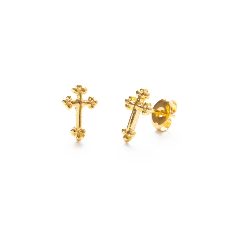 Cross Studs - Shepherd Me Shop