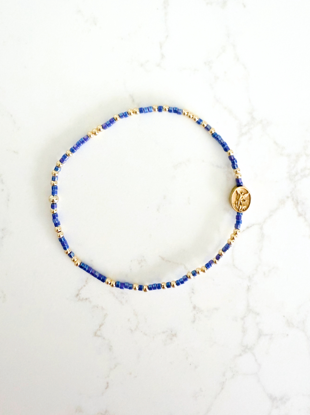 St. Michael Bracelet: Armor Blue