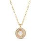 Classic Mother Mary Necklace: Gold