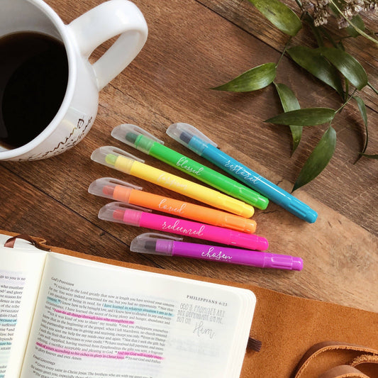 Scented Gel Bible Highlighters - Shepherd Me Shop