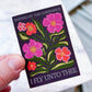 I Fly Unto Thee, Memorare Sticker