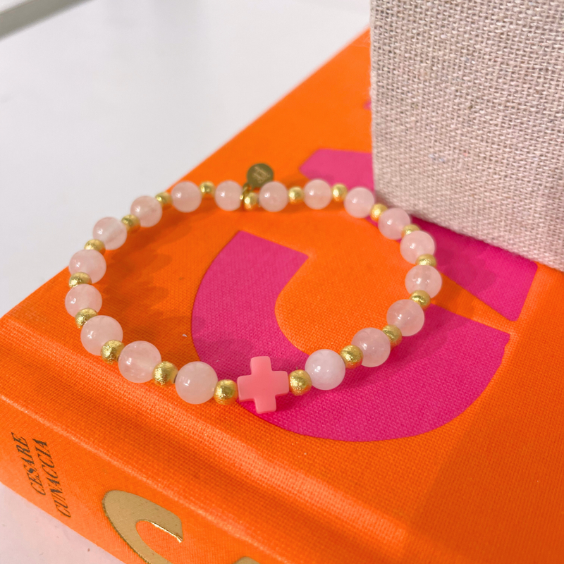 Pink Cross Bracelet - Shepherd Me Shop