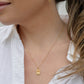 Sacred Heart Flower Necklace