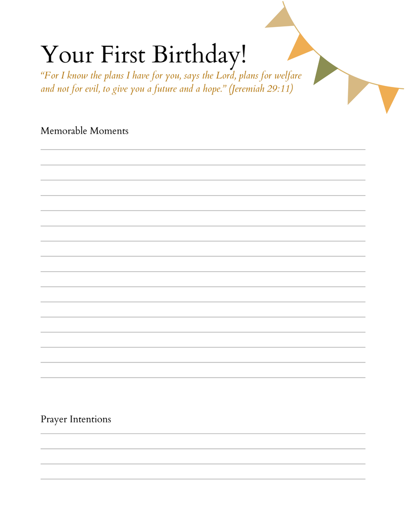 Catholic Pregnancy & Baby Journal