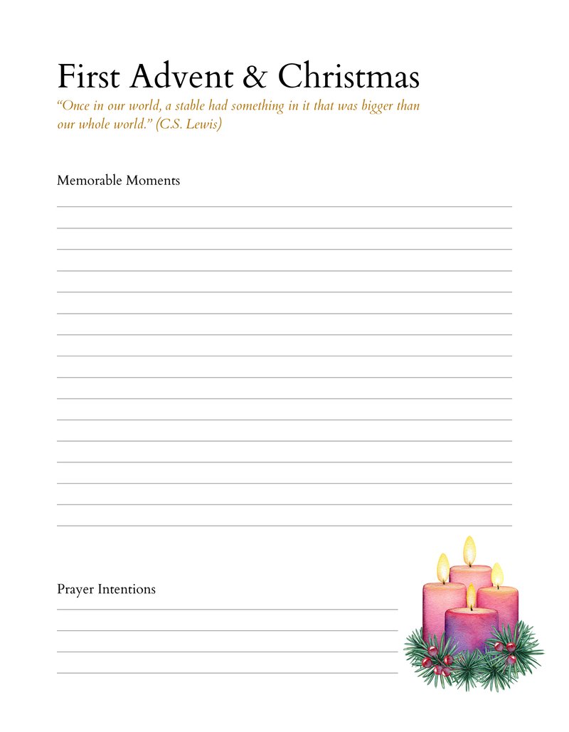 Catholic Pregnancy & Baby Journal