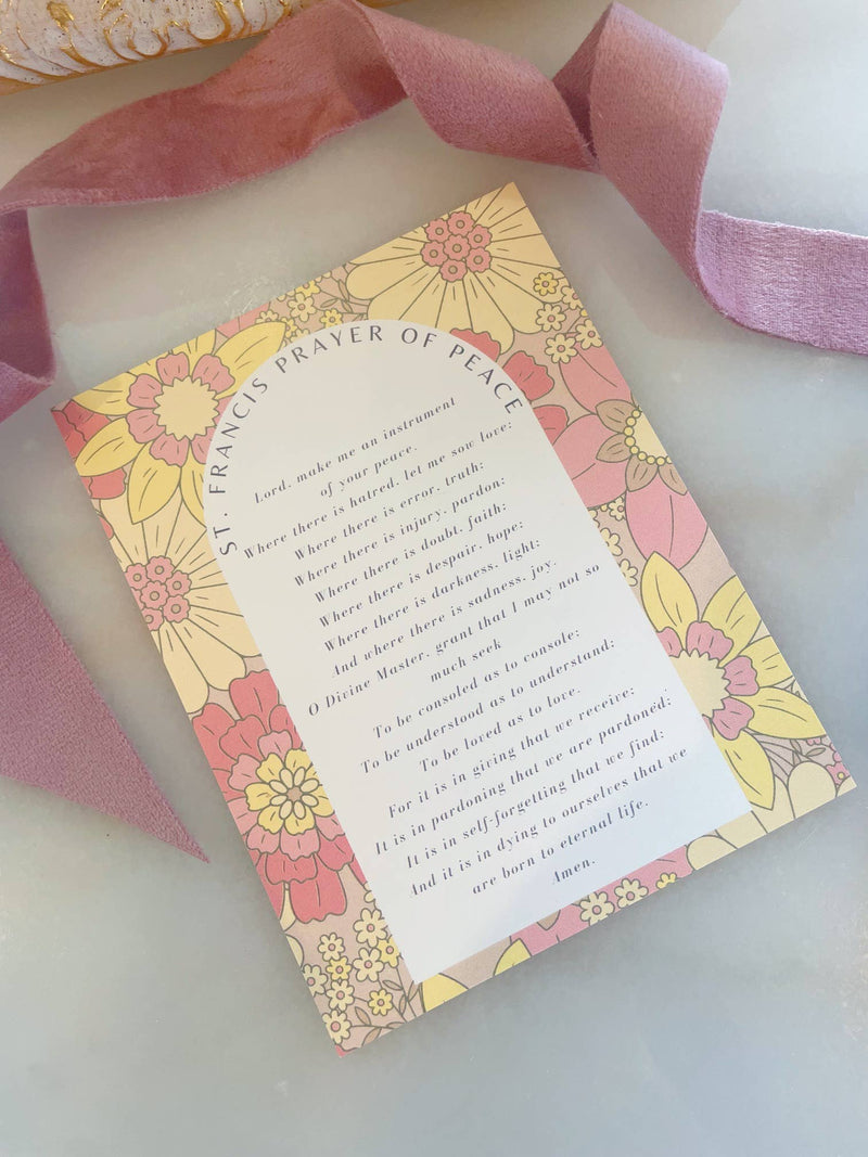 St. Francis of Assisi Prayer Card - Shepherd Me Shop