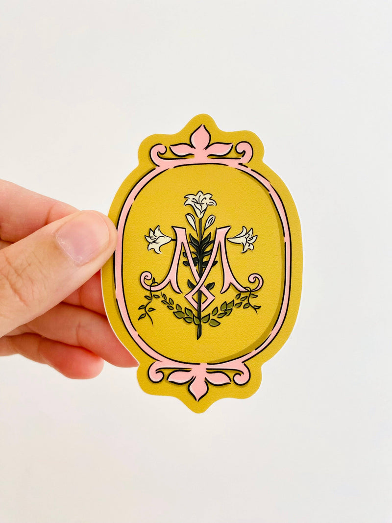 Marian Emblem Sticker