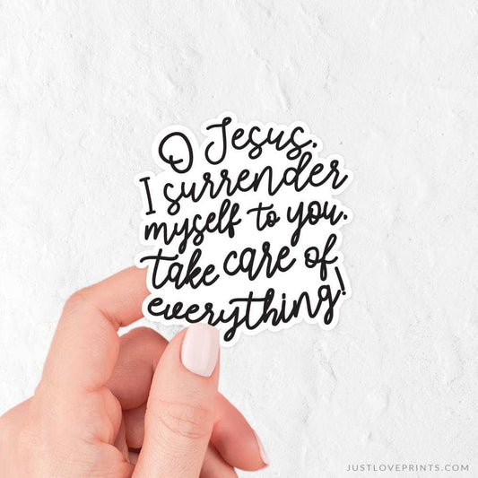 Surrender Vinyl Sticker - Shepherd Me Shop