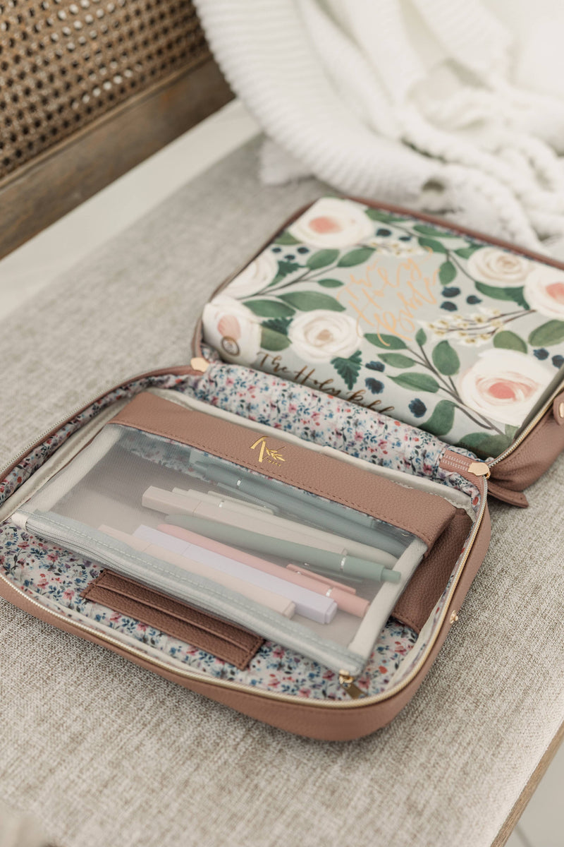 Bible Bag Crossbody: Lavender Bible Cover