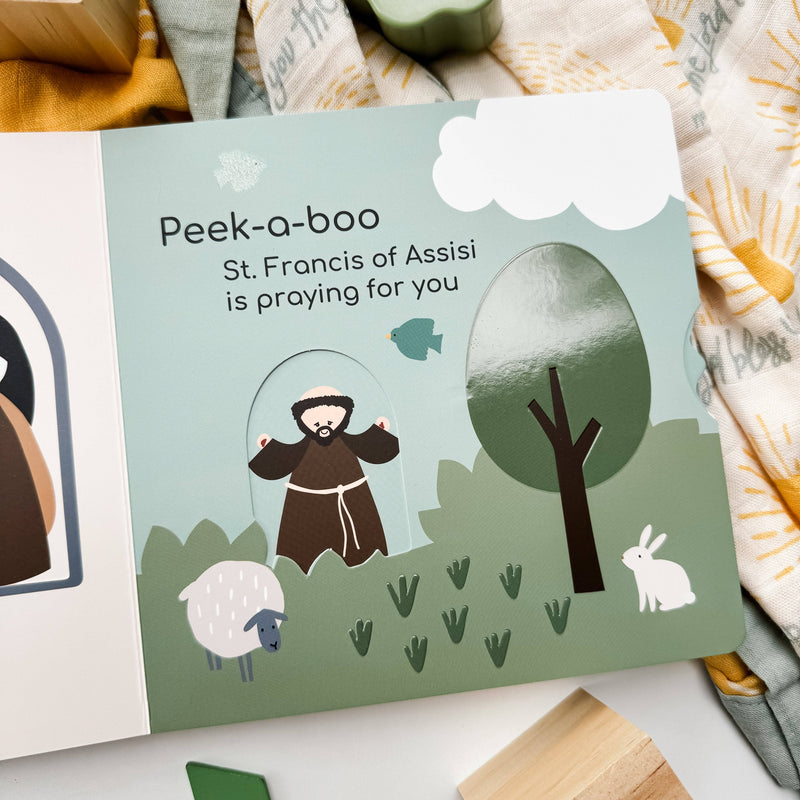 Peek-a-Boo Saints Board Book - Shepherd Me Shop