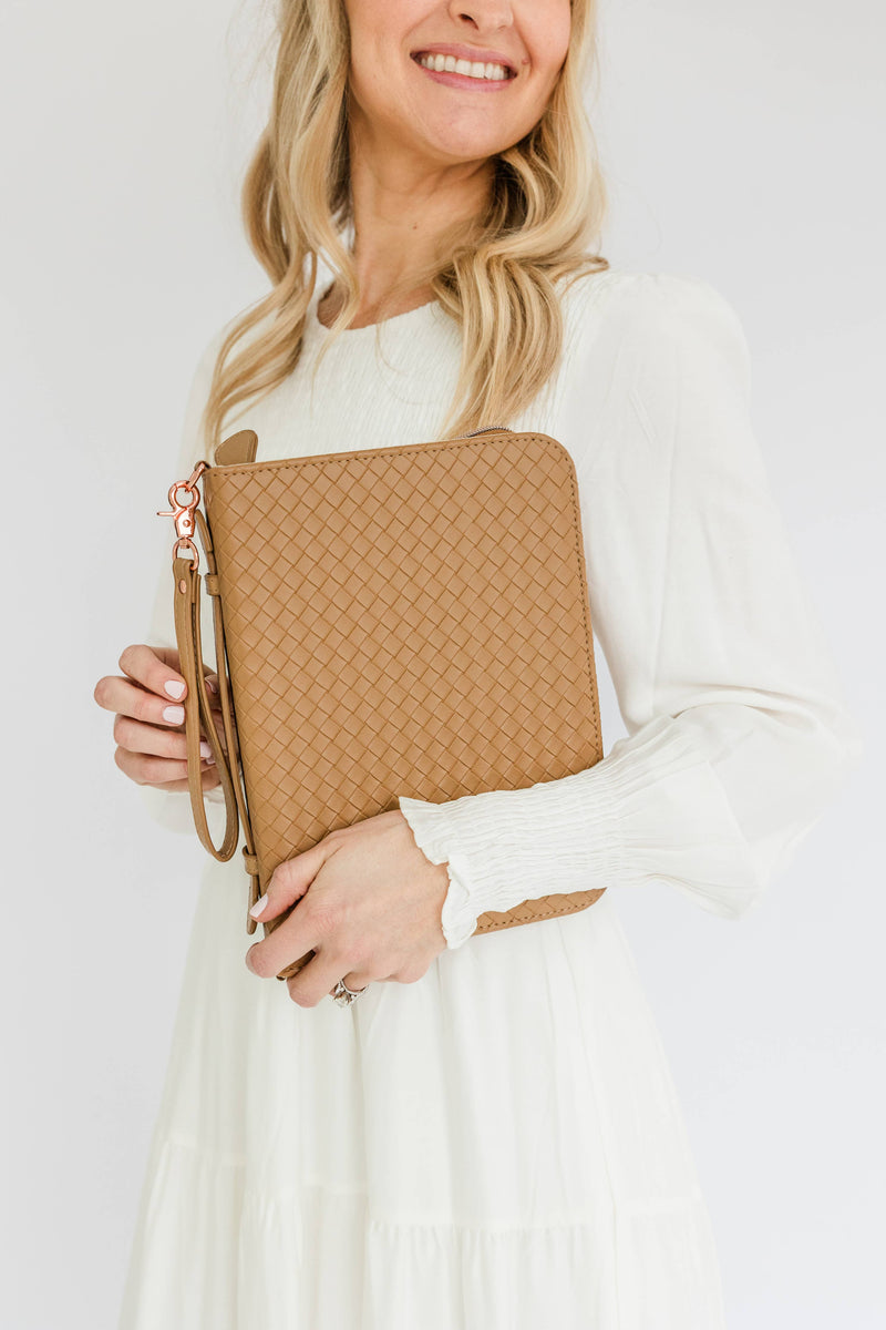 Bible Cover Crossbody: Caramel