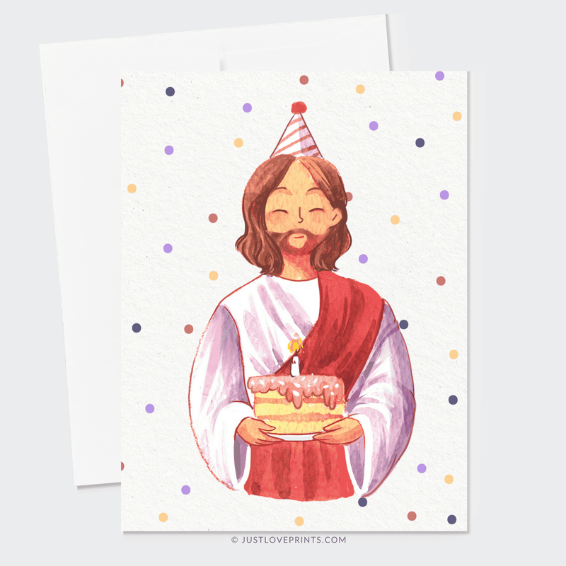 Birthday Jesus Greeting Card - Shepherd Me Shop