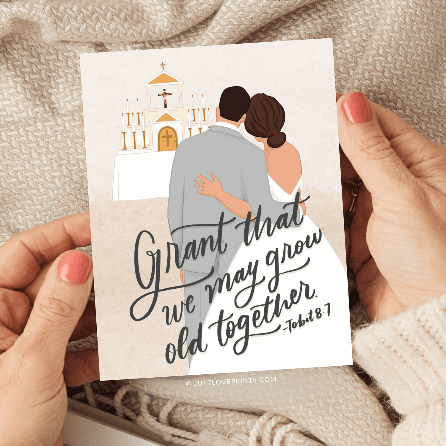 Grant That We May Grow Old Together Greeting Card - Shepherd Me Shop