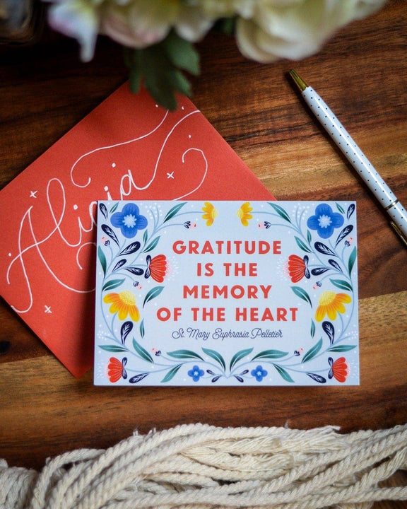 Catholic Thank You Card - Shepherd Me Shop