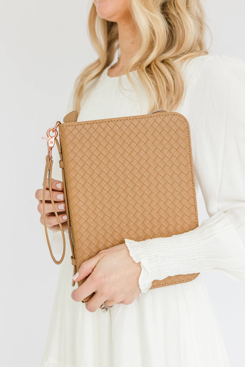 Bible Cover Crossbody: Caramel