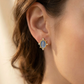 Our Lady of Lourdes Earrings: French Blue