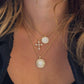 Classic Mother Mary Necklace: Gold