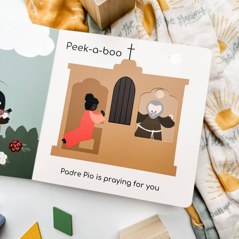 Peek-a-Boo Saints Board Book - Shepherd Me Shop