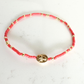 St. Therese of Lisieux Bracelet: Sunset Red - Shepherd Me Shop