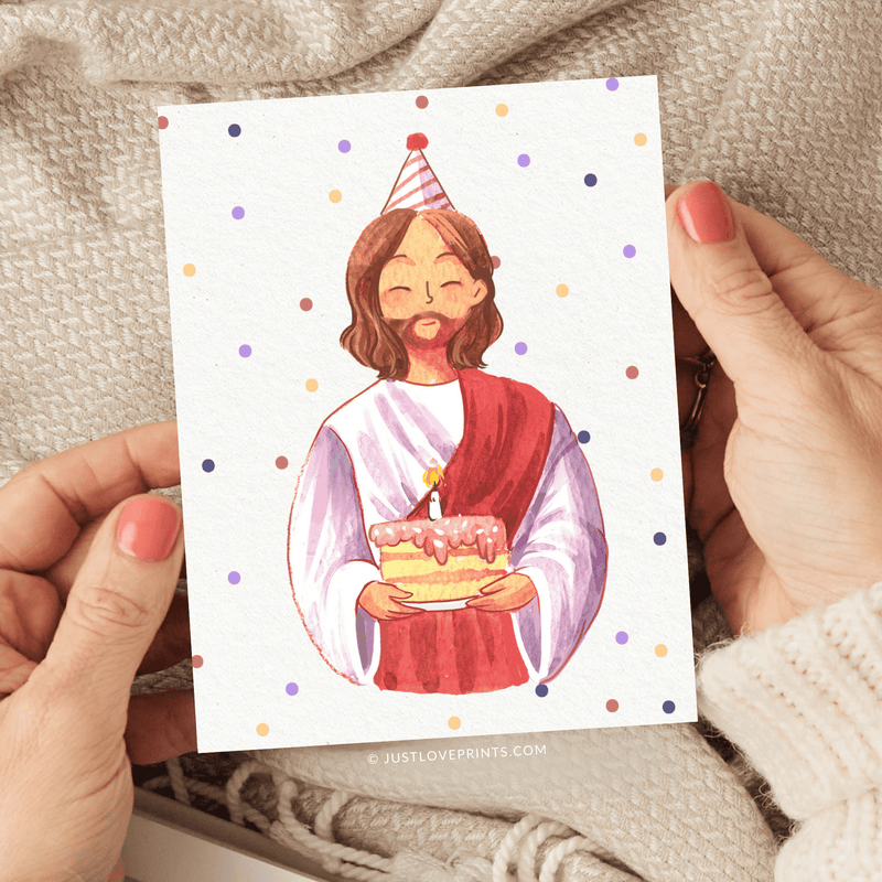 Birthday Jesus Greeting Card - Shepherd Me Shop