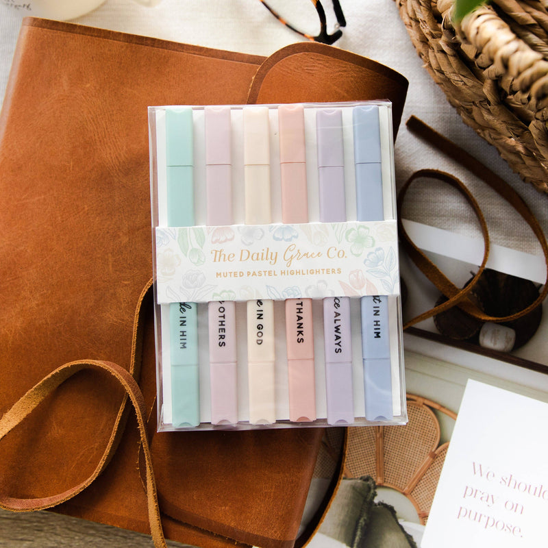 Muted Pastel Bible Highlighters - Shepherd Me Shop