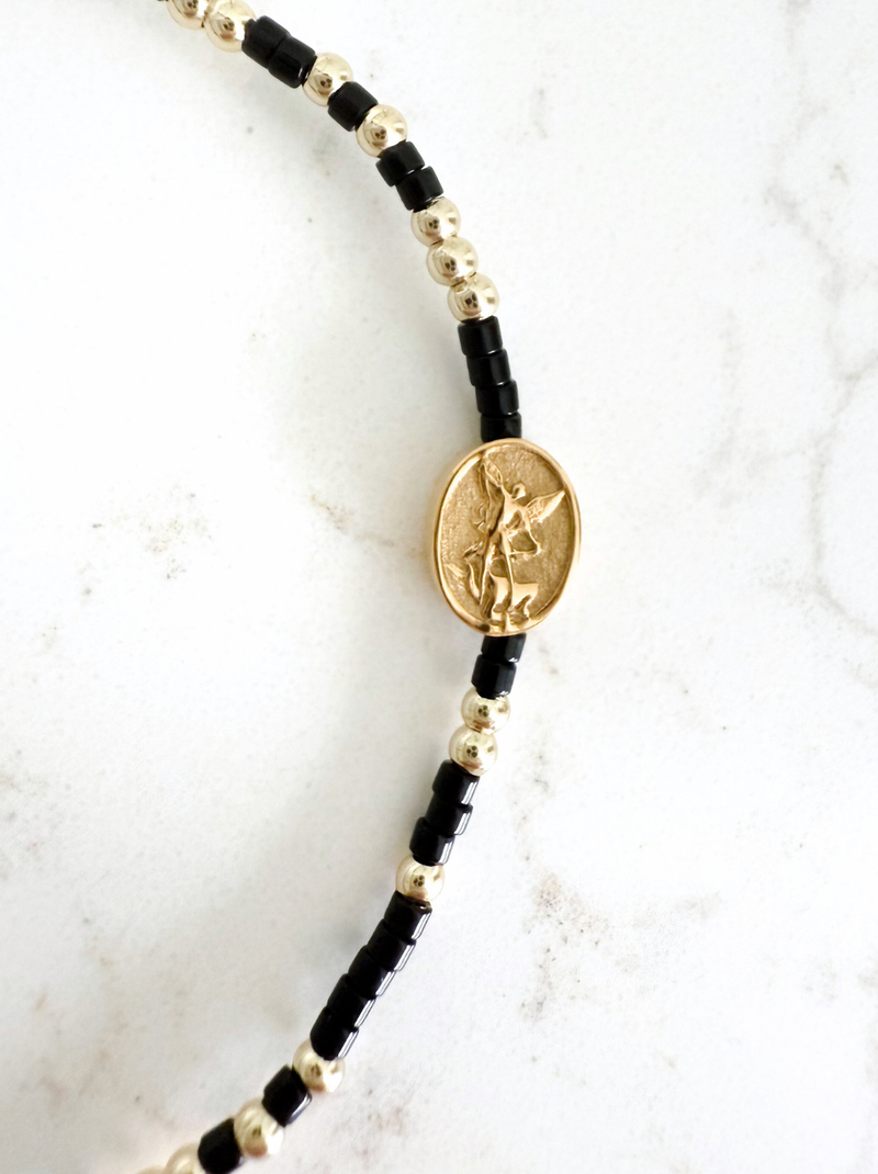 St. Michael Bracelet: Armor Blue