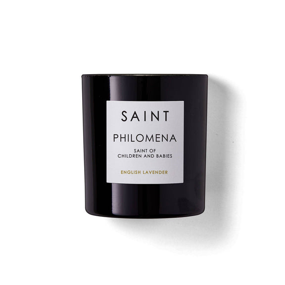 Saint Philomena Prayer Candle: English Lavender - Shepherd Me Shop