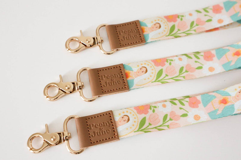 Immaculate Heart Wristlet Keychain